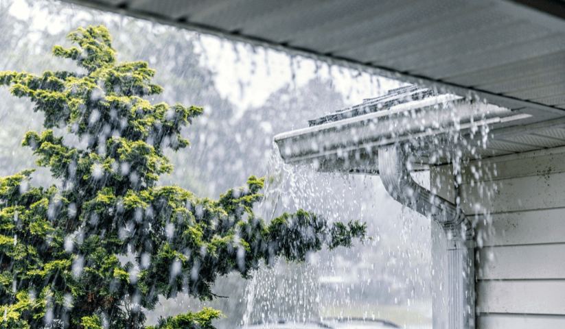 protect foundation from rain and water